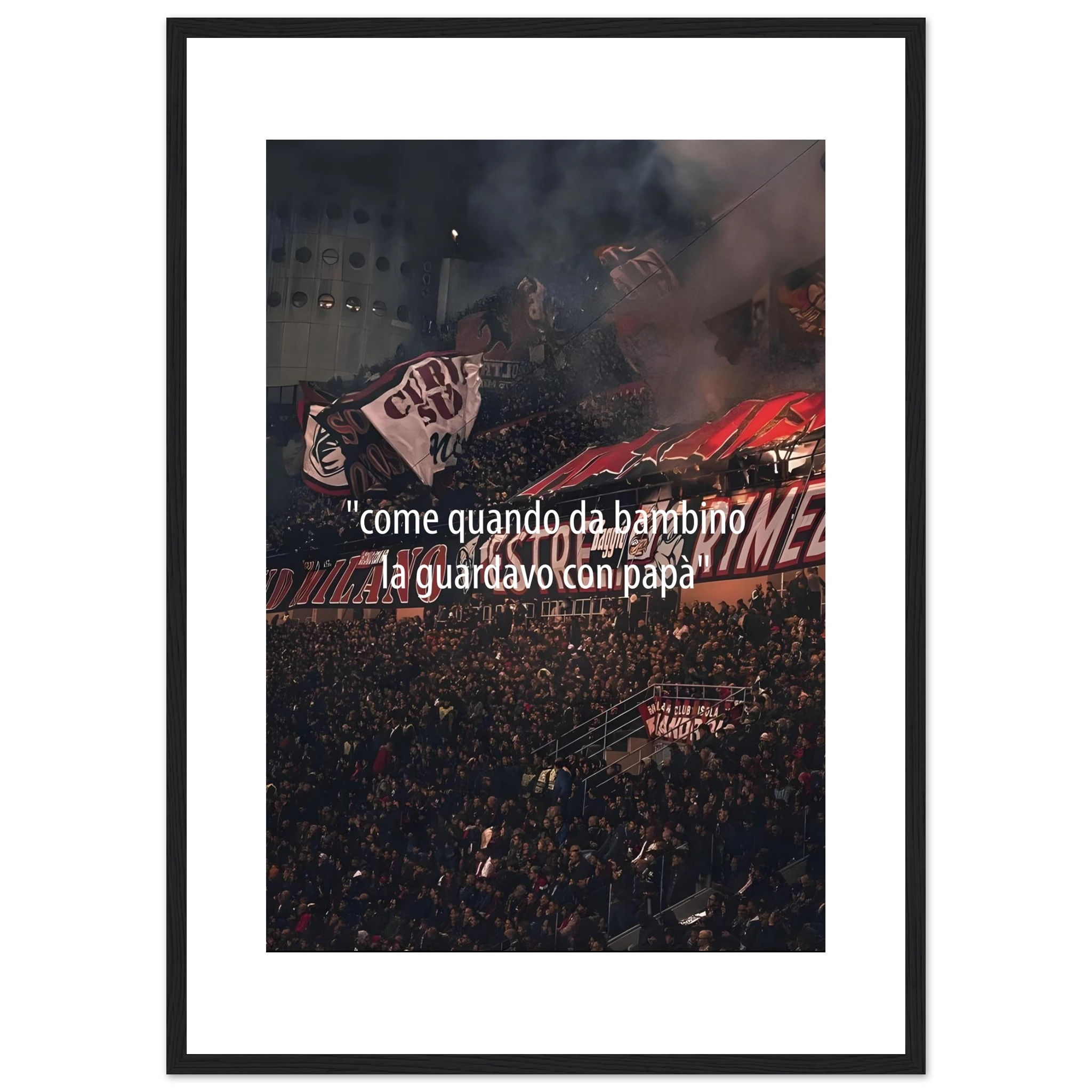 "come quando da bambino la guardavo con papà" - I figli delle bandiere